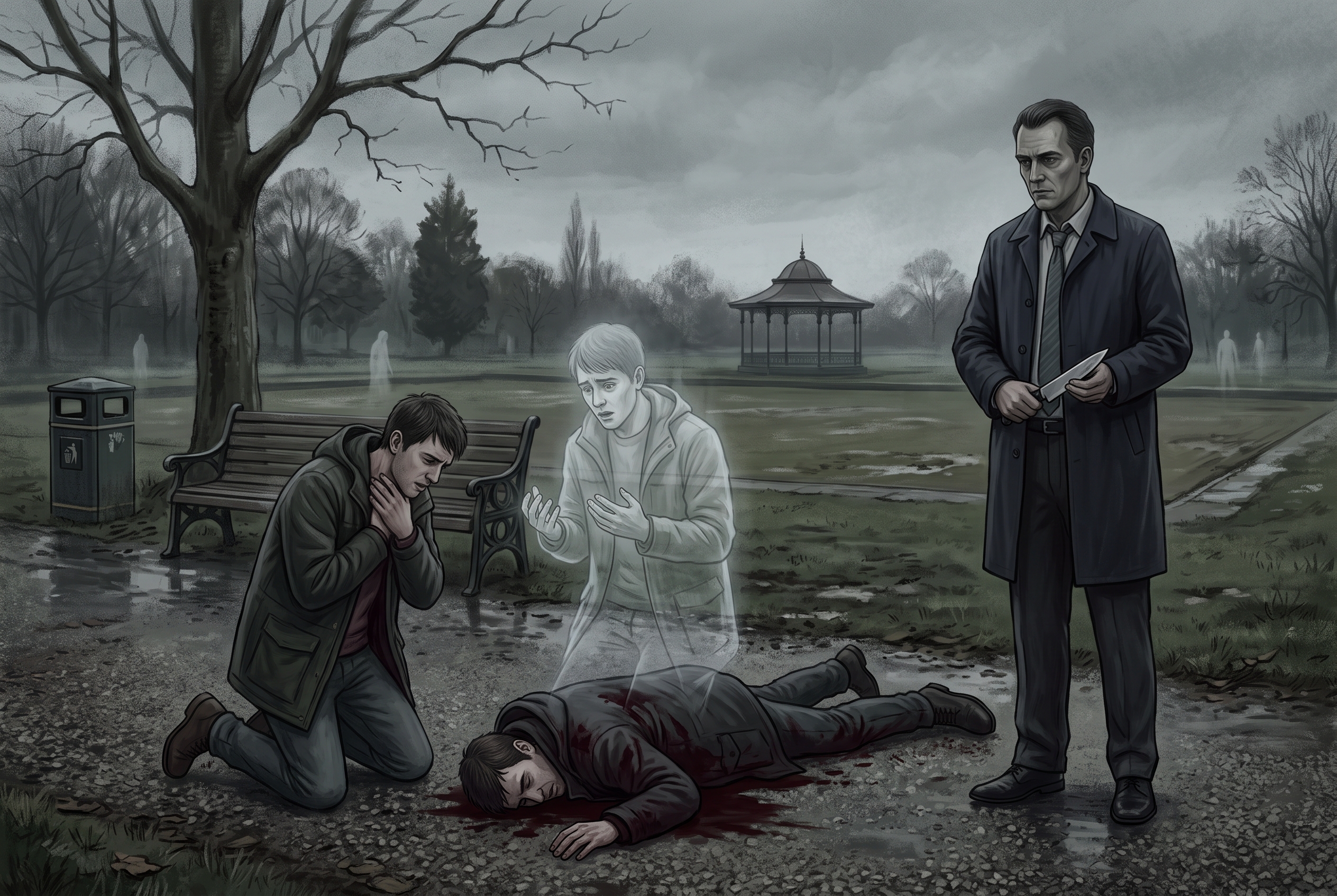 Atmospheric illustration for The Dead Ones — Assignment